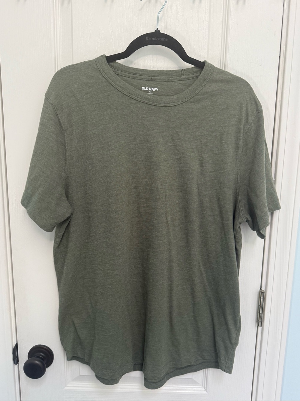 Old Navy Olive Green Short-Sleeve Crewneck Tee